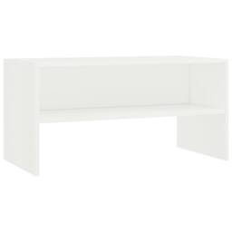 Berkfield Home TV Cabinet White 80x40x40 cm Engineered Wood - Size: 80 x 40 x 40 cm - thumbnail 3