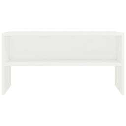 Berkfield Home TV Cabinet White 80x40x40 cm Engineered Wood - Size: 80 x 40 x 40 cm - thumbnail 4