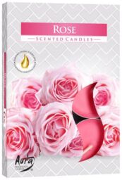 KDMD Set of 6 Scented Tealights - Rose in Pink - thumbnail 2