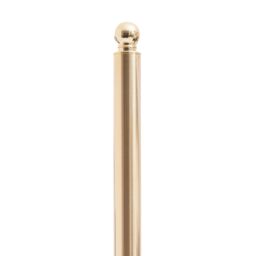 Orsina Stable White Toilet Roll Holder, Elegant Design Toilet Holder, Sturdy Toilet Roll Holder With White Base in Gold - thumbnail 3