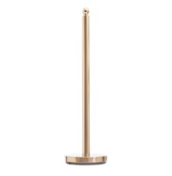 Orsina Stable White Toilet Roll Holder, Elegant Design Toilet Holder, Sturdy Toilet Roll Holder With White Base in Gold - thumbnail 1