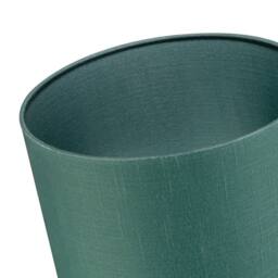 Happy Homewares Designer Fir Forest Green Textured Linen Fabric Circular Lamp Shade in Dark Green - Size: 12 inches - thumbnail 5