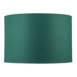 Happy Homewares Designer Fir Forest Green Textured Linen Fabric Circular Lamp Shade in Dark Green - Size: 12 inches - thumbnail 4