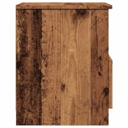 Berkfield Home Bedside Cabinet Old Wood 40x40x50 cm Engineered Wood in Brown - Size: 40 x 40 x 50 cm - thumbnail 6