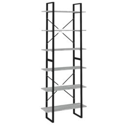 Berkfield Home High Cabinet Grey Sonoma 80x30x210 cm Engineered Wood - Size: 80 x 30 x 210 cm - thumbnail 2