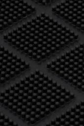 JVL Harlequin Scraper Rubber Pin Doormat 40x60cm in Black - Size: 40 cm x 60 cm - thumbnail 3
