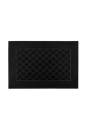 JVL Harlequin Scraper Rubber Pin Doormat 40x60cm in Black - Size: 40 cm x 60 cm - thumbnail 1