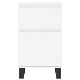 Berkfield Home Sideboard White 40x35x70 cm Engineered Wood - Size: 40 x 35 x 70 cm - thumbnail 5