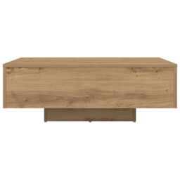 Berkfield Home Coffee Table with LED Lights Artisan Oak 85x55x31 cm in Brown - Size: 85 x 55 x 31 cm - thumbnail 6