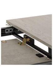 Seconique Avery Extending Dining Table in Light Grey - thumbnail 4