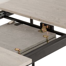 Seconique Avery Extending Dining Table in Light Grey - thumbnail 7