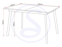 Seconique Avery Extending Dining Table in Light Grey - thumbnail 9