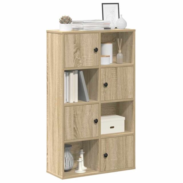 Berkfield Home Bookcase Sonoma Oak 60x24x101.5 cm Engineered Wood in Brown - image 1
