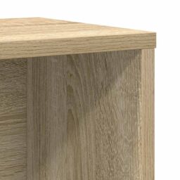 Berkfield Home Bookcase Sonoma Oak 60x24x101.5 cm Engineered Wood in Brown - thumbnail 9