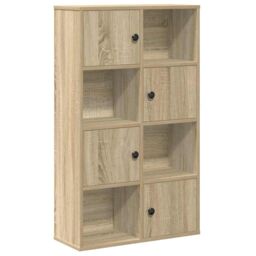 Berkfield Home Bookcase Sonoma Oak 60x24x101.5 cm Engineered Wood in Brown - thumbnail 2