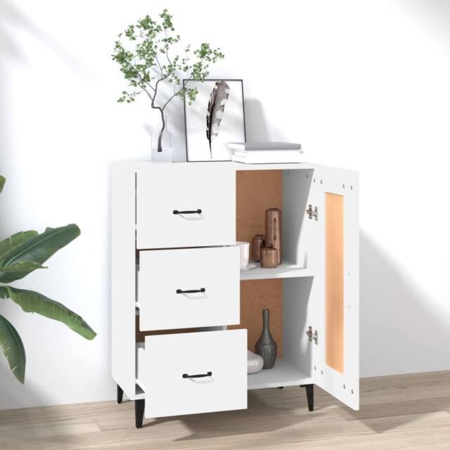 Berkfield Home Sideboard White 69.5x34x90 cm Engineered Wood - image 1