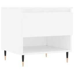 Berkfield Home Coffee Table White 50x46x50 cm Engineered Wood - Size: 50 x 46 x 50 cm - thumbnail 2