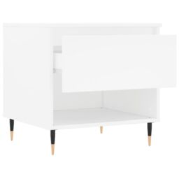 Berkfield Home Coffee Table White 50x46x50 cm Engineered Wood - Size: 50 x 46 x 50 cm - thumbnail 6