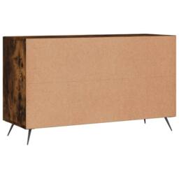 Berkfield Home Sideboard Smoked Oak 100x36x60 cm Engineered Wood in Brown - Size: 100 x 36 x 60 cm - thumbnail 8