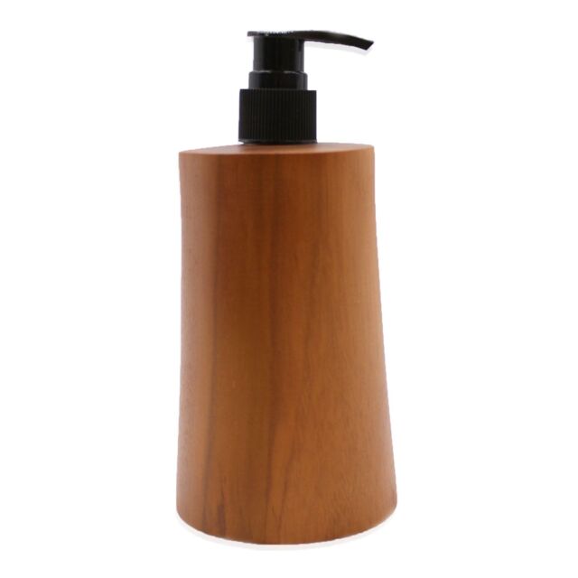 KDMD Natural Teakwood Soap Dispenser - Taper in Brown - image 1