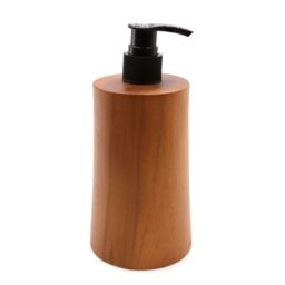 KDMD Natural Teakwood Soap Dispenser - Taper in Brown - thumbnail 2