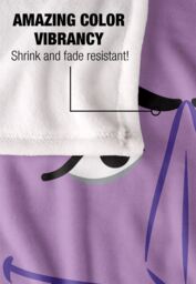 Sesame Street Count Face Silky Touch Super Soft Throw Blanket 152 X 127 cm in White - thumbnail 4