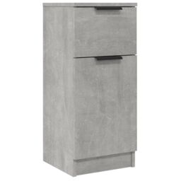 Berkfield Home Sideboards 2 pcs Concrete Grey 30x30x70 cm Engineered Wood - Size: 30 x 30 x 70 cm - thumbnail 6