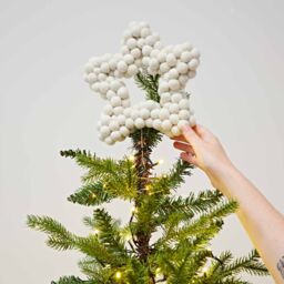 Paper High Felt Natural Star Tree Topper - thumbnail 3