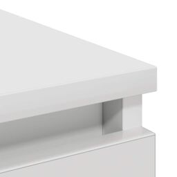Berkfield Home Sideboard White 80x35x99 cm Engineered Wood - Size: 80 x 35 x 99 cm - thumbnail 9