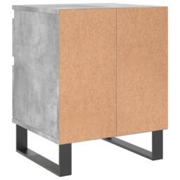 Berkfield Home Bedside Cabinet Concrete Grey 40x35x50 cm Engineered Wood - Size: 40 x 35 x 50 cm - thumbnail 8