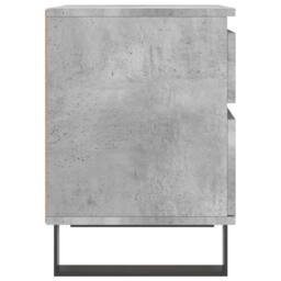 Berkfield Home Bedside Cabinet Concrete Grey 40x35x50 cm Engineered Wood - Size: 40 x 35 x 50 cm - thumbnail 7
