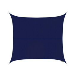 Primrose 3.6m Square Water Resistant Sun Shade Canopy 96.5% UV Block Free Rope in Blue - thumbnail 1