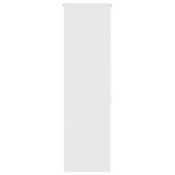 Berkfield Home Shower Roller Blind 80x240 cm Fabric Width 76 cm in White - thumbnail 2