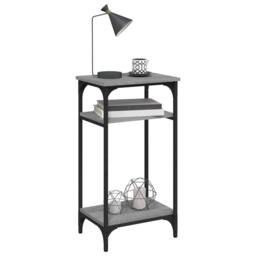 Berkfield Home Side Table Grey Sonoma 40x30x75 cm Engineered Wood - Size: 40 x 30 x 75 cm - thumbnail 4