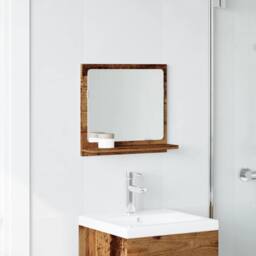 Berkfield Home Durable Bathroom Mirror Cabinet Old Wood 40x11x37 cm Engineered Wood in Brown - Size: 40 x 11 x 37 cm