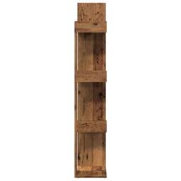Berkfield Home Book Cabinet Old Wood 86x25.5x140 cm Engineered Wood in Brown - thumbnail 5
