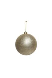 KDMD Champagne Glitter Shatterproof Bauble x1 15cm in Gold - thumbnail 2