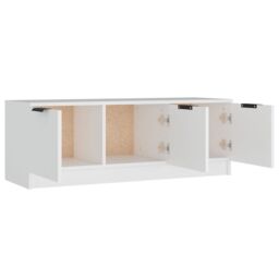 Berkfield Home TV Cabinet White 102x35x36.5 cm Engineered Wood - thumbnail 6