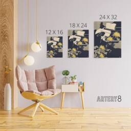 "Artery8 Miss Traumerei Piano Book Cover Canvas Wall Art Print Ethel Reed in Black - Size: W18"" x H24""" - thumbnail 4