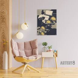 "Artery8 Miss Traumerei Piano Book Cover Canvas Wall Art Print Ethel Reed in Black - Size: W18"" x H24""" - thumbnail 3