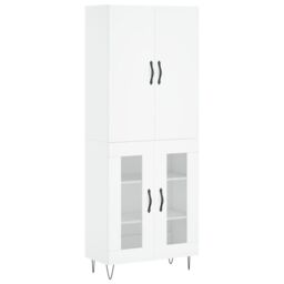 Berkfield Home Highboard White 69.5x34x180 cm Engineered Wood - thumbnail 2