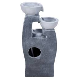 Living and Home Solar Water Fountain for Garden and Outdoor Décor in Grey - thumbnail 6