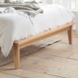 Birlea Rattan Bed Frame Venice Oak 4FT6 135cm Wrap Around in Beige - Size: Double - thumbnail 3