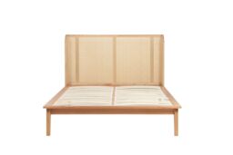 Birlea Rattan Bed Frame Venice Oak 4FT6 135cm Wrap Around in Beige - Size: Double - thumbnail 5
