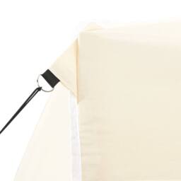 Berkfield Home Professional Folding Party Tent with 4 Sidewalls 2x2 m Steel Cream in Beige - thumbnail 5
