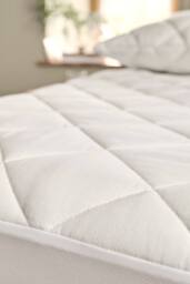 CHRISTY Classic Filled Microfibre Mattress Protector in White - Size: Single - thumbnail 4