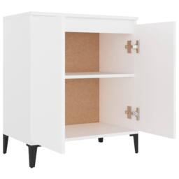 Berkfield Home Sideboard White 60x35x70 cm Engineered Wood - Size: 60 x 35 x 70 cm - thumbnail 4