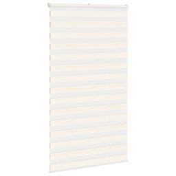 Berkfield Home Zebra Blind Marble Beige 130x230 cm Fabric Width 125.9 cm Polyester - thumbnail 3