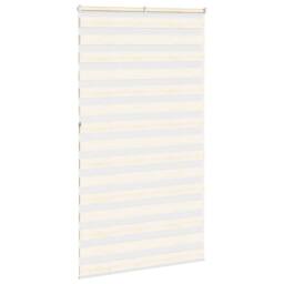 Berkfield Home Zebra Blind Marble Beige 130x230 cm Fabric Width 125.9 cm Polyester - thumbnail 4
