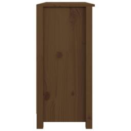 Berkfield Home Sideboard Honey Brown 100x35x74 cm Solid Wood Pine - Size: 100 x 35 x 74 cm - thumbnail 8